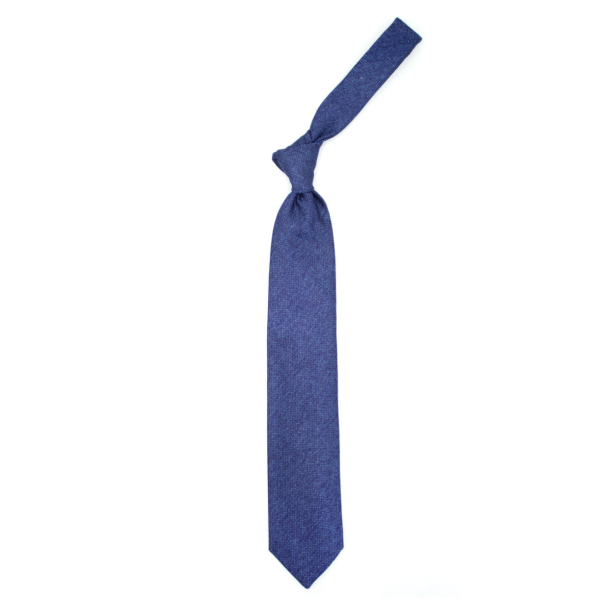 Blue textured tie